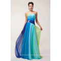 Grace Karin Elegant Design Ombre Strapless Sweetheart Chiffon Long Plus Size Prom Dress CL6069-1 #